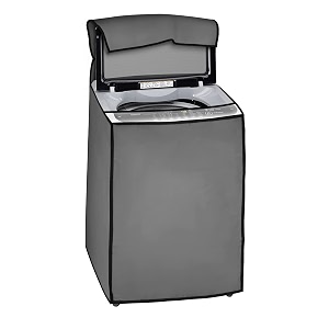 amazon brand - umi top load washing machine cover suitable for ifb 65 kg 7 kg 75 kg 8 kg 85 kg 9 kg 95 kg 10 kg 60cmsx60cmsx90cms grey