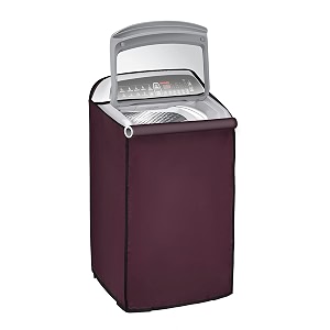amazon brand - umi top load washing machine cover suitable for ifb back panel 85 kg 9 kg 95 kg 10 kg 105 kg 11 kg 115 kg 12 kg 66cmsx63cmsx99cms maroon