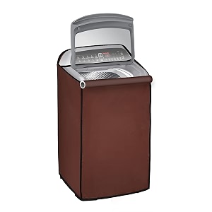 amazon brand - umi top load washing machine cover suitable for ifb back panel 85 kg 9 kg 95 kg 10 kg 105 kg 11 kg 115 kg 12 kg 66cmsx63cmsx99cms brown