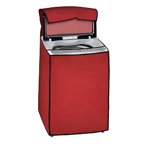 amazon brand - umi top load washing machine cover suitable for ifb 65 kg 7 kg 75 kg 8 kg 85 kg 9 kg 95 kg 10 kg 60cmsx60cmsx90cms red