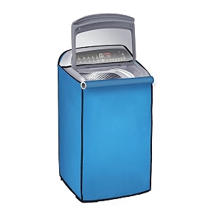 amazon brand - umi top load washing machine cover suitable for ifb back panel 85 kg 9 kg 95 kg 10 kg 105 kg 11 kg 115 kg 12 kg 66cmsx63cmsx99cms sky blue