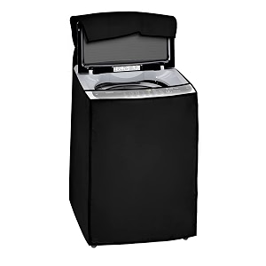 amazon brand - umi top load washing machine cover suitable for ifb 65 kg 7 kg 75 kg 8 kg 85 kg 9 kg 95 kg 10 kg 60cmsx60cmsx90cms black