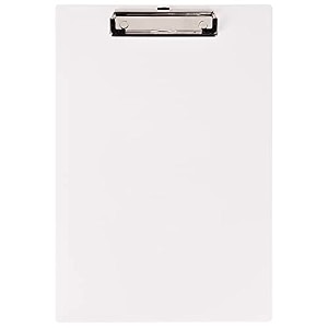 amazon brand  umi white acrylic clipboard exam pad paper board writing pad for school and office use 1pc