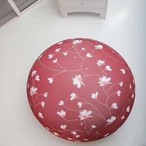 amazon brand - umi xl digital printed stretchable spandex bean bag cover for family rooms and more  beans not included flowermauve