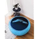 Amazon Brand - Umi XXL Digital Printed Stretchable Spandex Bean Bag Cover for Family Rooms and More | (Beans Not Included) |(Fish,Sea Blue)
