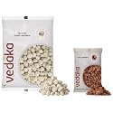 Amazon Brand - Vedaka Fox Nuts (Phool Makhana), 200 g & Vedaka Whole Black Cardamom, 100g