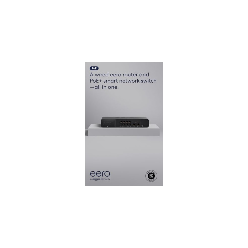 Amazon eero PoE Gateway - 10-port eero router and PoE switch (Two 10 ...