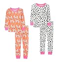 Amazon Essentials Babies, Toddlers and Boys' Snug-Fit Cotton Rib Pajama Sleepwear Sets, Multipacks