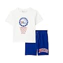 Amazon Essentials Boys' T-shirt and shorts set