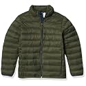 Amazon Essentials Boys and Toddlers' Lightweight Water-Resistant Packable Puffer Jacket
