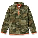 Amazon Essentials Boys and Toddlers' Long Sleeve Midweight Polar Fleece Quarter-Zip Pullover Jacket