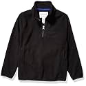 Amazon Essentials Boys and Toddlers' Long Sleeve Midweight Polar Fleece Quarter-Zip Pullover Jacket