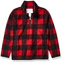 Amazon Essentials Boys and Toddlers' Long Sleeve Midweight Polar Fleece Quarter-Zip Pullover Jacket