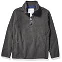 Amazon Essentials Boys and Toddlers' Long Sleeve Midweight Polar Fleece Quarter-Zip Pullover Jacket