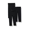 Amazon Essentials Girls' Cotton Stretch Leggings, Multipacks