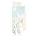 Amazon Essentials Girls' Cotton Stretch Leggings, Multipacks