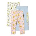 Amazon Essentials Girls' Cotton Stretch Leggings, Multipacks