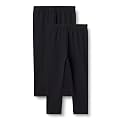 Amazon Essentials Girls' Cotton Stretch Leggings, Multipacks