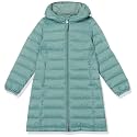 Amazon Essentials Girls and Toddlers' Long Lightweight Hooded Puffer Jacket