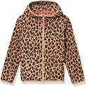 Amazon Essentials Girls and Toddlers' Fleece Full-Zip Hooded Lightweight Jacket for Spring