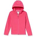 Amazon Essentials Girls and Toddlers' Polar Fleece Full-Zip Hooded Insulated Lightweight Jacket for Spring