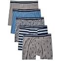 Amazon Essentials Men's Breathable Cotton Boxer Briefs, Tag-Free, Pack of 5