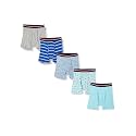 Amazon Essentials Men's Breathable Cotton Boxer Briefs, Tag-Free, Pack of 5