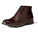 Amazon Essentials Men's Cap Toe Lace Up Ankle Dress Boots