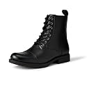 Amazon Essentials Men's Cap Toe Lace Up Combat Boots