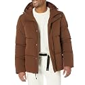 Amazon Essentials Men's Mid-Length Winter Jacket Hooded Puffer Coat (Available in Big &amp; Tall)