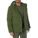 Amazon Essentials Men's Mid-Length Winter Jacket Hooded Puffer Coat (Available in Big &amp; Tall)