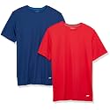 Amazon Essentials Men's Moisture Wicking Breathable Active Performance Tech Gym T-Shirts, Pack of 2