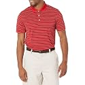 Amazon Essentials Men's Moisture Wicking Golf Polo Shirt, Short Sleeve, Slim-Fit, Quick-Dry, Active Wear