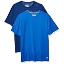 Amazon Essentials Men's Moisture Wicking Breathable Active Performance Tech Gym T-Shirts, Pack of 2
