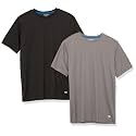Amazon Essentials Men's Moisture Wicking Breathable Active Performance Tech Gym T-Shirts, Pack of 2