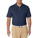 Amazon Essentials Men's Regular Fit Golf Polo Shirt, Moisture-Wicking Quick Dry, Recycled Polyester, Short Sleeve