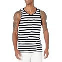 Amazon Essentials Men's Regular-Fit Sleeveless Tank Top, 100% Cotton