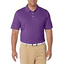 Amazon Essentials Men's Regular Fit Golf Polo Shirt, Moisture-Wicking Quick Dry, Recycled Polyester, Short Sleeve