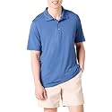 Amazon Essentials Men's Regular Fit Golf Polo Shirt, Moisture-Wicking Quick Dry, Recycled Polyester, Short Sleeve