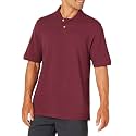 Amazon Essentials Men's Regular-Fit Cotton Pique Polo Shirt, Short Sleeve (Available in Big &amp; Tall)