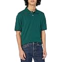 Amazon Essentials Men's Regular-Fit Cotton Pique Polo Shirt, Short Sleeve (Available in Big &amp; Tall)