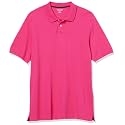 Amazon Essentials Men's Regular-Fit Cotton Pique Polo Shirt, Short Sleeve (Available in Big &amp; Tall)