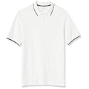 Amazon Essentials Men's Regular-Fit Cotton Pique Polo Shirt, Short Sleeve (Available in Big &amp; Tall)