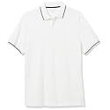 Amazon Essentials Men's Short Sleeve Slim-Fit Cotton Pique Polo Shirt, Breathable Collared