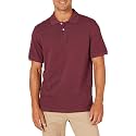 Amazon Essentials Men's Short Sleeve Slim-Fit Cotton Pique Polo Shirt, Breathable Collared