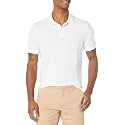 Amazon Essentials Men's Short Sleeve Slim-Fit Cotton Pique Polo Shirt, Breathable Collared