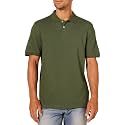 Amazon Essentials Men's Short Sleeve Slim-Fit Cotton Pique Polo Shirt, Breathable Collared