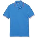 Amazon Essentials Men's Short Sleeve Slim-Fit Cotton Pique Polo Shirt, Breathable Collared