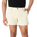 Amazon Essentials Men's Slim-Fit 5" Lightweight Comfort Stretch Oxford Cotton Shorts