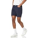 Amazon Essentials Men's Straight-Fit 9" Inseam Stretch Cotton Twill 5-Pocket Shorts